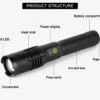 6a3b7539-9ab2-4ed9-8a97-26a18c8be7b1 (1) Zoomable Tactical LED Flashlight 1000 Lumens Rechargeable