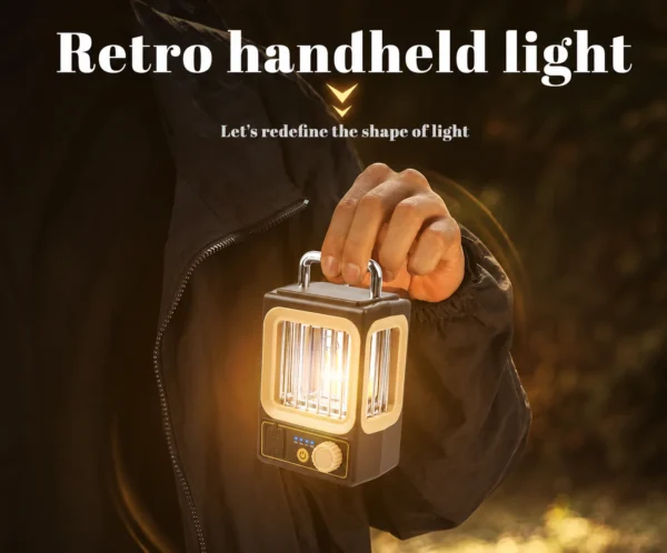 b0ea4d2f-cc79-410b-9d97-c0f47c9ea0cb Vintage Solar Tungsten Camping Lantern