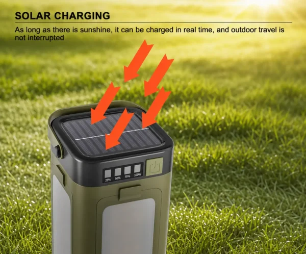 Foldable Four-Leaf Camping Lantern