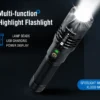 cbdb7868-3993-416e-aab9-a00206543657 Zoomable Tactical LED Flashlight 1000 Lumens Rechargeable